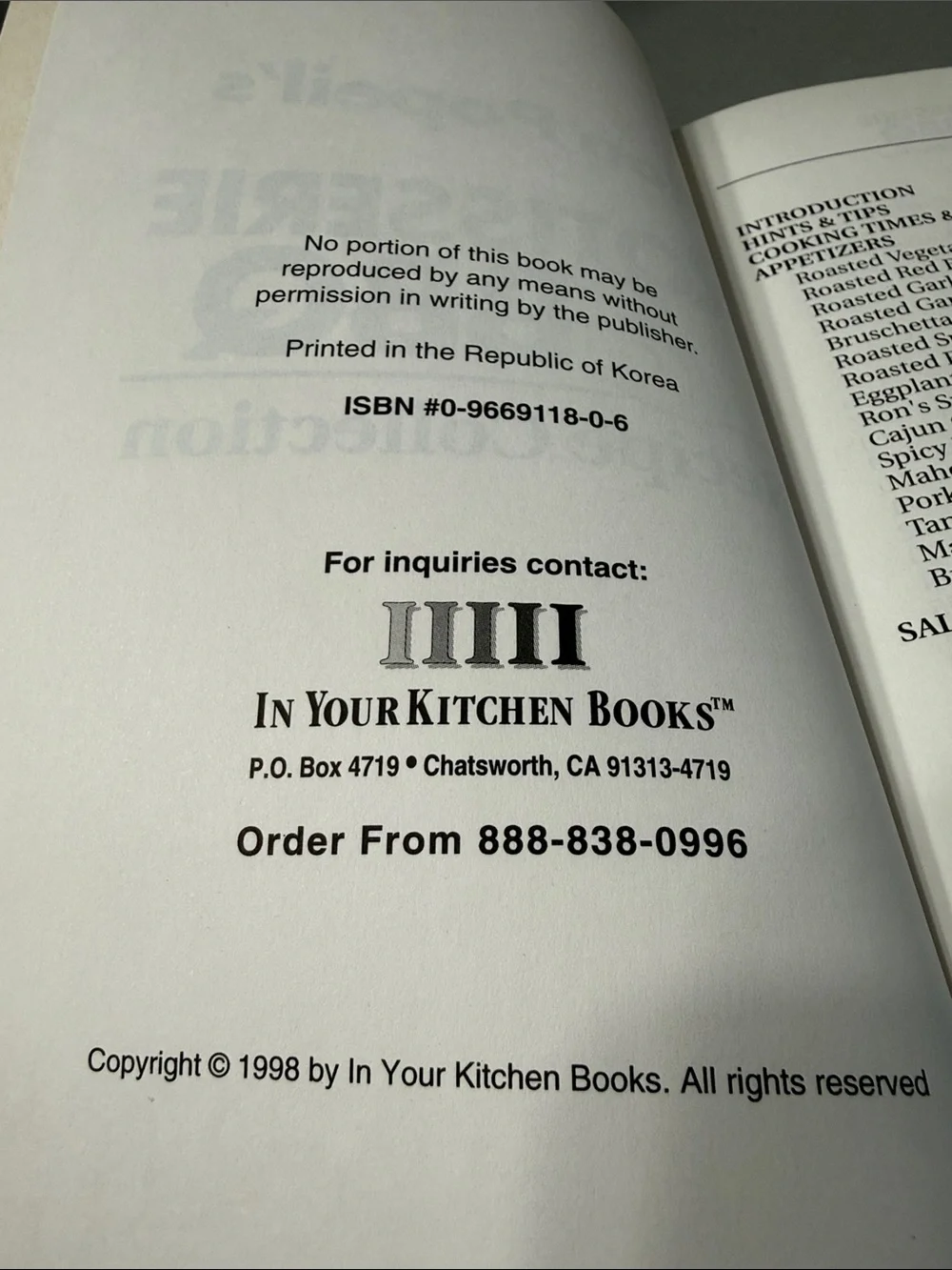 Rotisserie & BBQ Recipe Collection Cookbook Red Cover Paperback by Ron Popeil